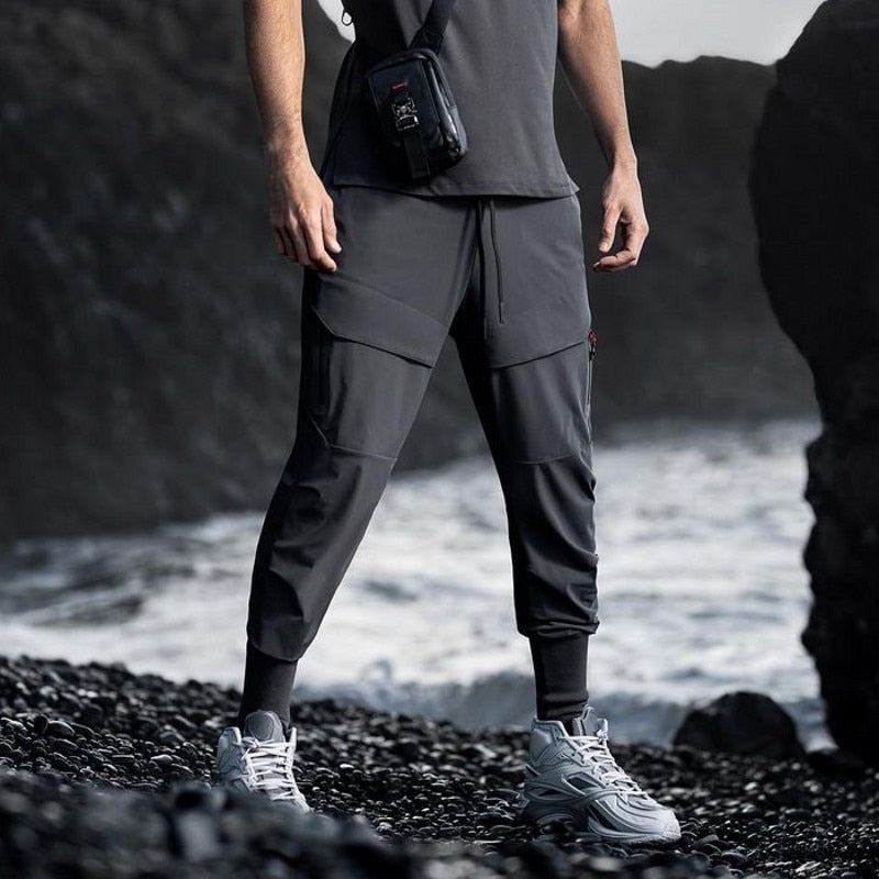 2023 New Fashion Gym Men's Sweatpants Casual Workouts Multi Pocket Casual Fitness Workout Jogging Training Pants